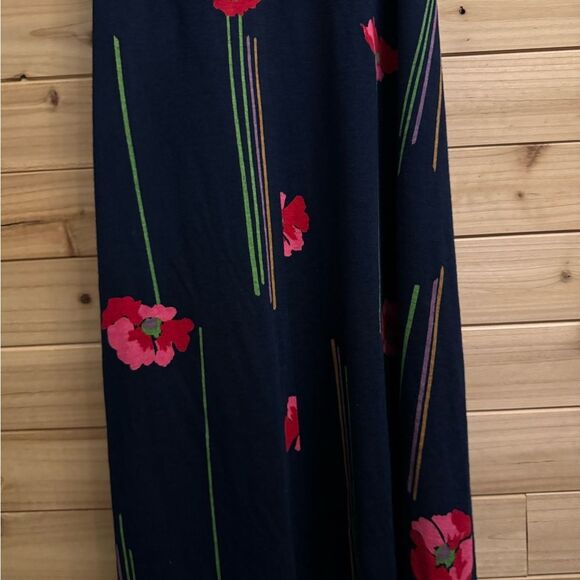 VNTG 1970 Young Innocent Sz XS Poppy Colorful Halter Maxi Babydoll Dress Set - Picture 6 of 13